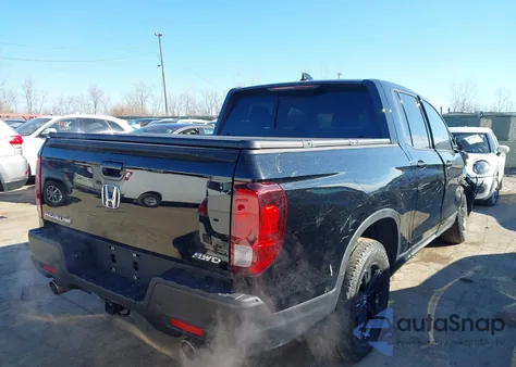 2023 Honda Ridgeline Black Edition z USA, uszkodzony, nr VIN 5FPYK3F84PB052584